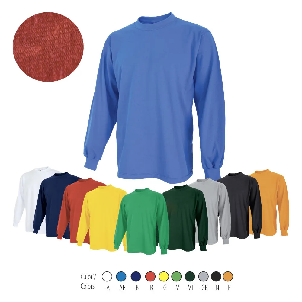 Tricou cu maneca lunga, la baza gatului, 90607, art.2B62