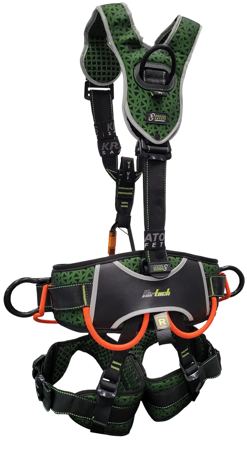 AIRTECH 2 - Ham complet pentru corp, 2 puncte de prindere, cu centură suplimentară de confort pentru lucru în suspensie (M-L)