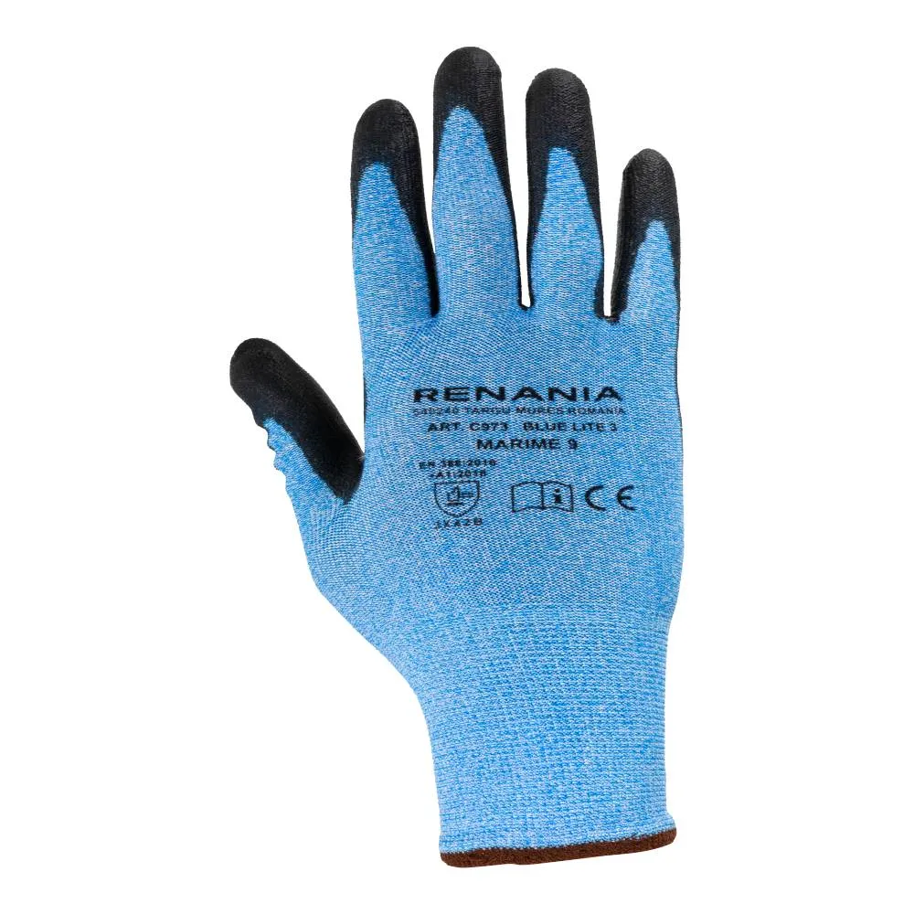 Manusi de protectie la taiere New Blue Lite 3 categoria II, Renania, art.9C73
