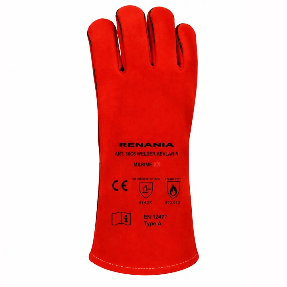 Manusi sudura Welder Kevlar N categoria II, Renania, art.30C6
