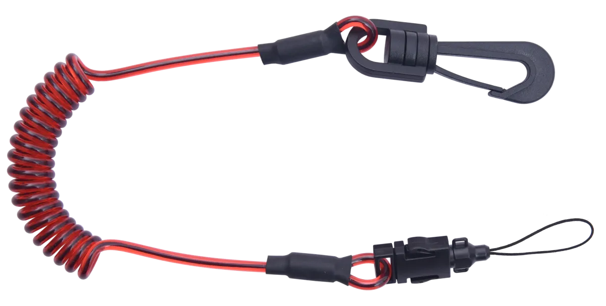 Mini șnur pentru scule cu conector rotativ și buclă detașabilă