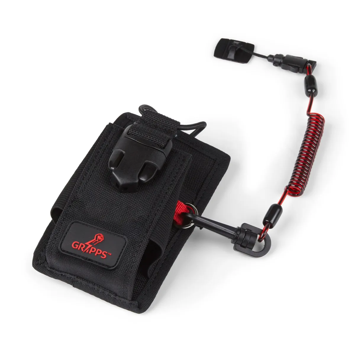 Husă reglabilă pentru radio bidirecțional cu chingă spiralată E-Tether și E-Catch - 0.5kg / 1.1lb