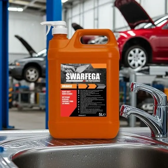 Pasta profesionala pentru curatarea mainilor, SC Johnson Professional Swarfega Orange – heavy duty, 5 litri — echipament de protecție