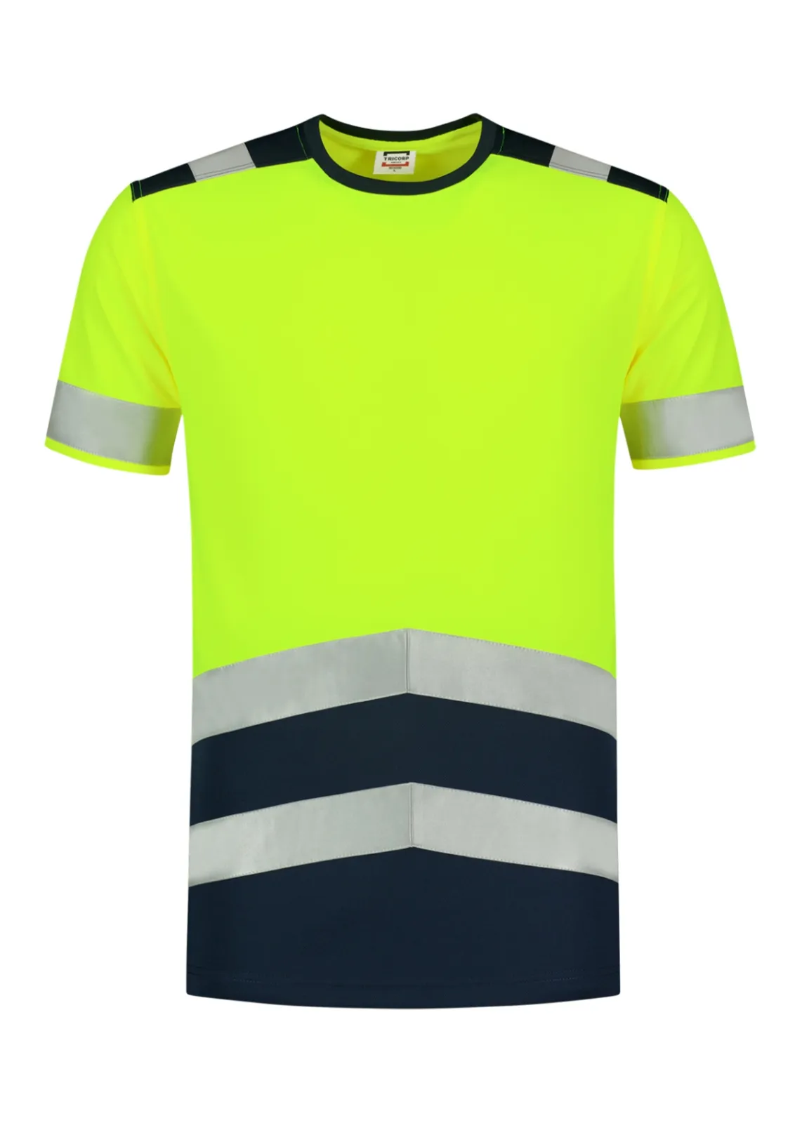 Tricou de lucru bicolor cu vizibilitate ridicată
