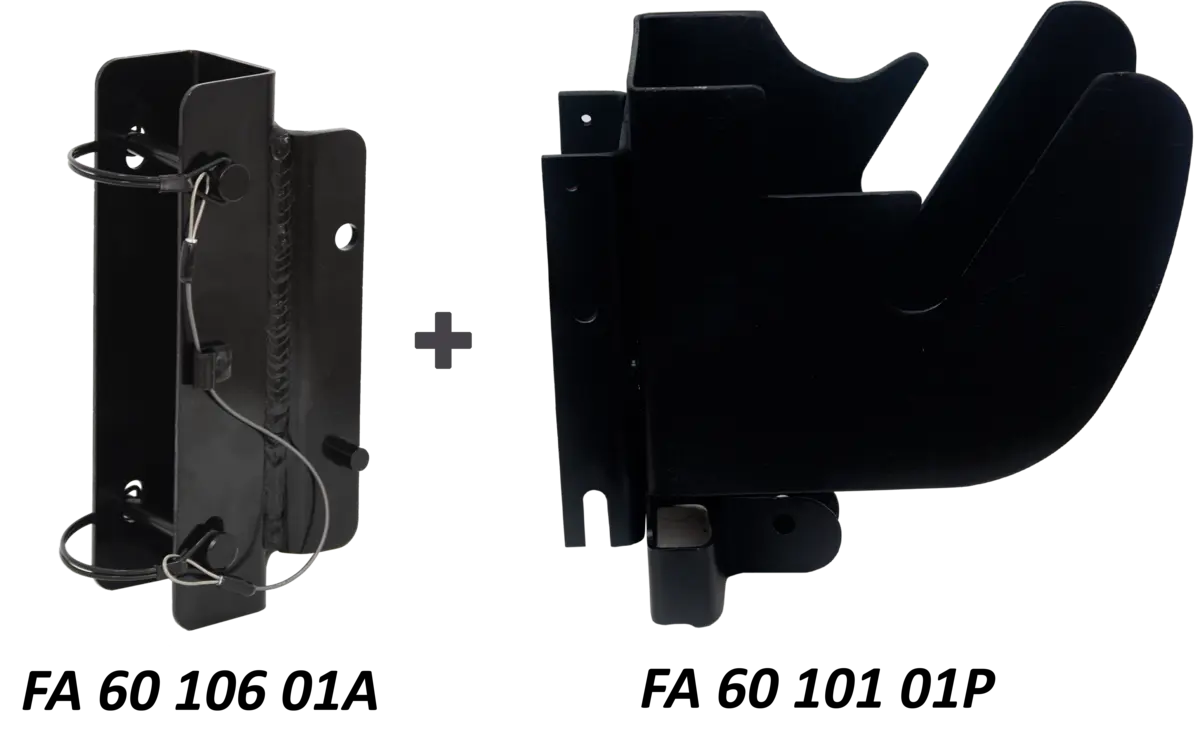 EASYSAFEWAY 2 - Universal mounting brackets set for retractable fall arresters with integrated rescue winch — echipament de protecție