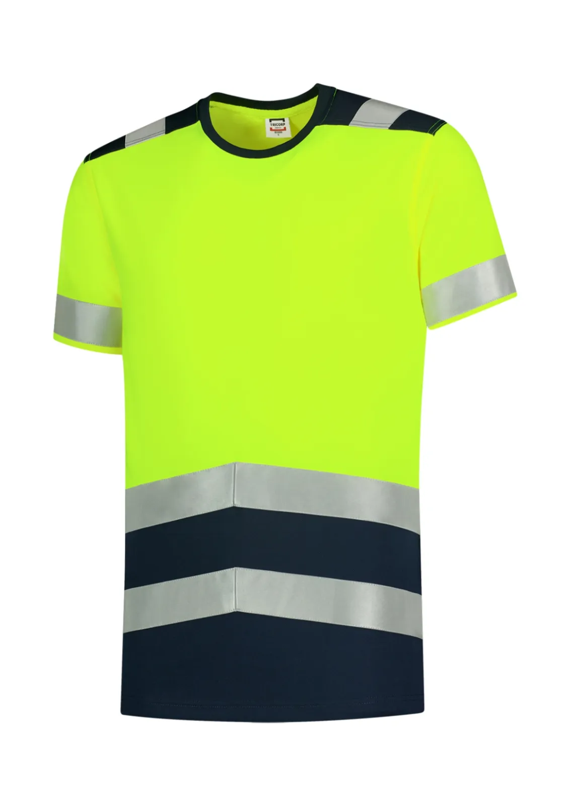 Tricou de lucru bicolor cu vizibilitate ridicată
