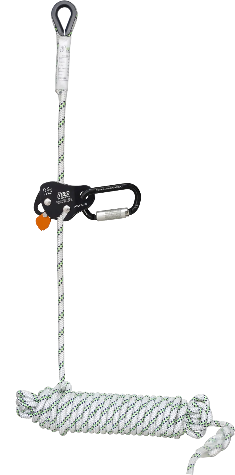 Dispozitiv compact de oprire a căderii