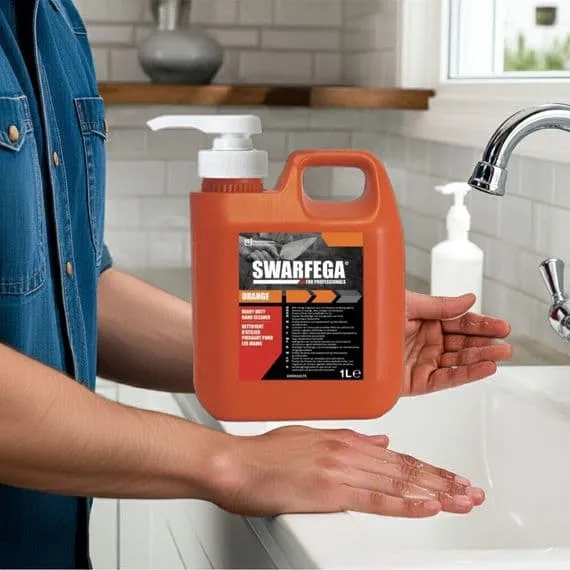 Pasta profesionala pentru curatarea mainilor, SC Johnson Professional Swarfega Orange – heavy duty, 1 litru