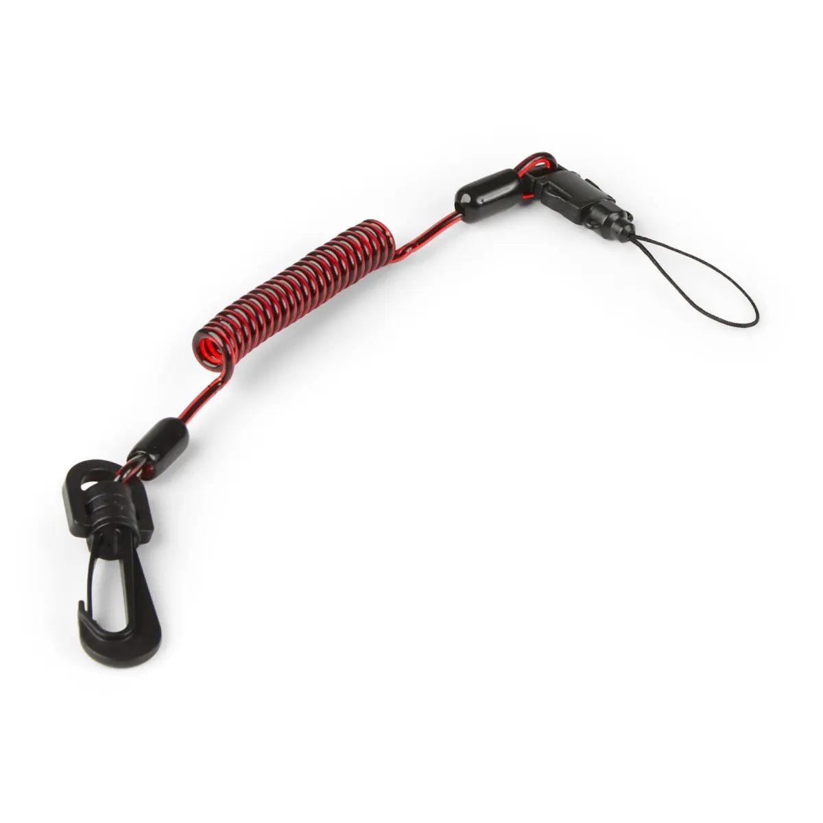 Chingă spiralată E-Tether cu cârlig din plastic (neconductivă) - 0.5kg / 1.1lb