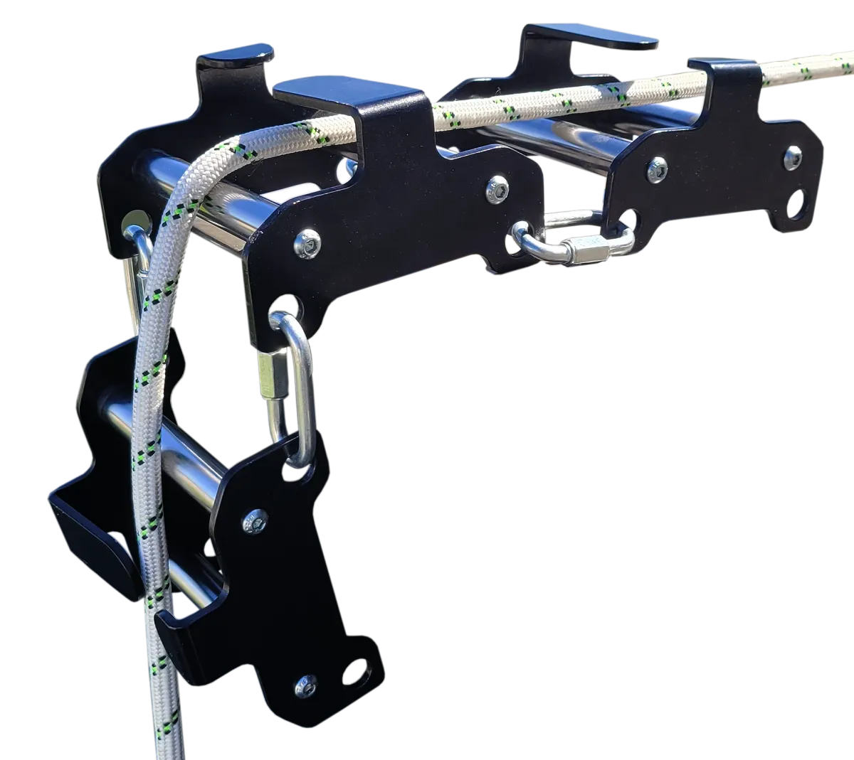 Protecție cu frânghie pentru muchii ascuțite (set de 3 module conectate cu 4 legături rapide)