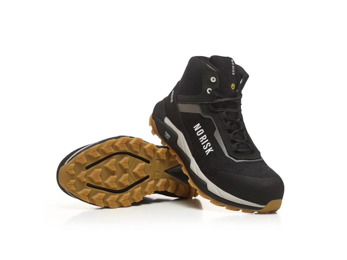 Bocanci de protecție ATHLETIC MID BLACK S3L ESD