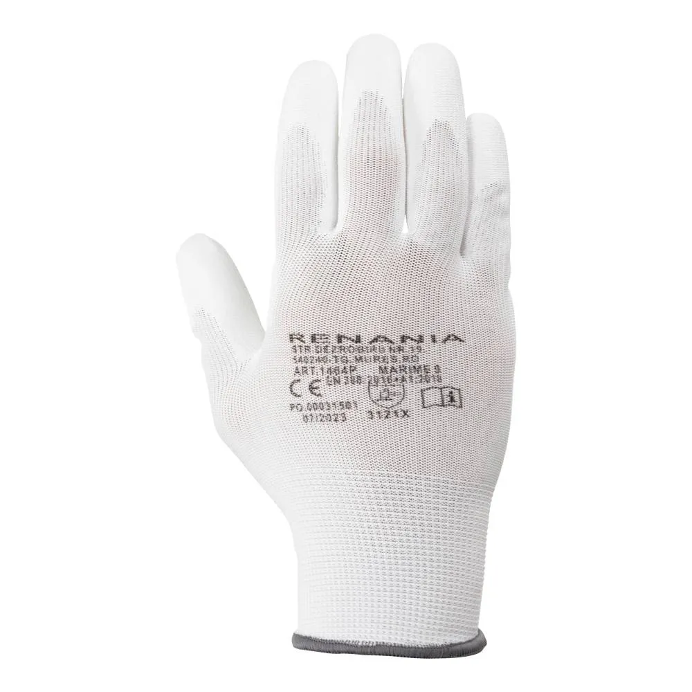 Manusi de protectie mecanica Sensor White categoria II, Renania, art.1C99