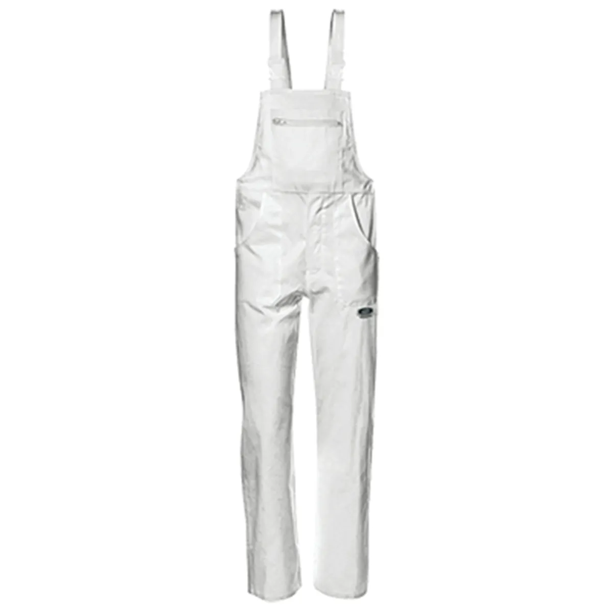 Pantaloni cu pieptar SYMBOL albi