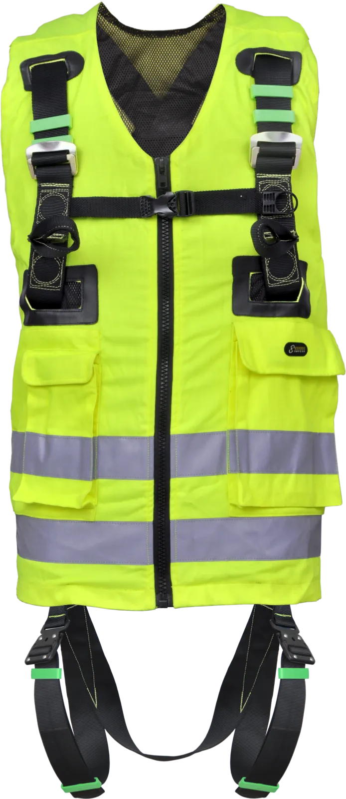 REFLEX 1, Ham complet cu vestă de lucru galbenă de înaltă vizibilitate