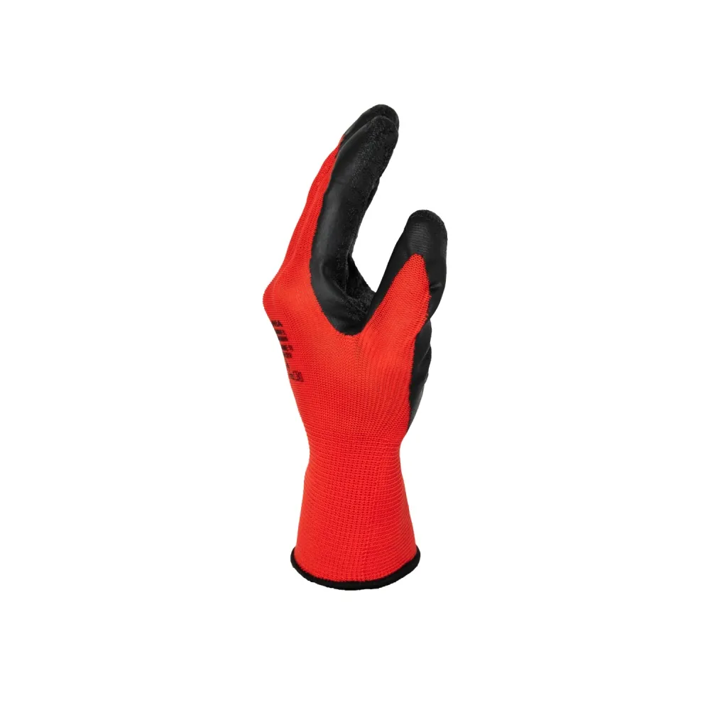Manusi de protectie tricotate din poliester impregant cu latex FireFort, art.4C30