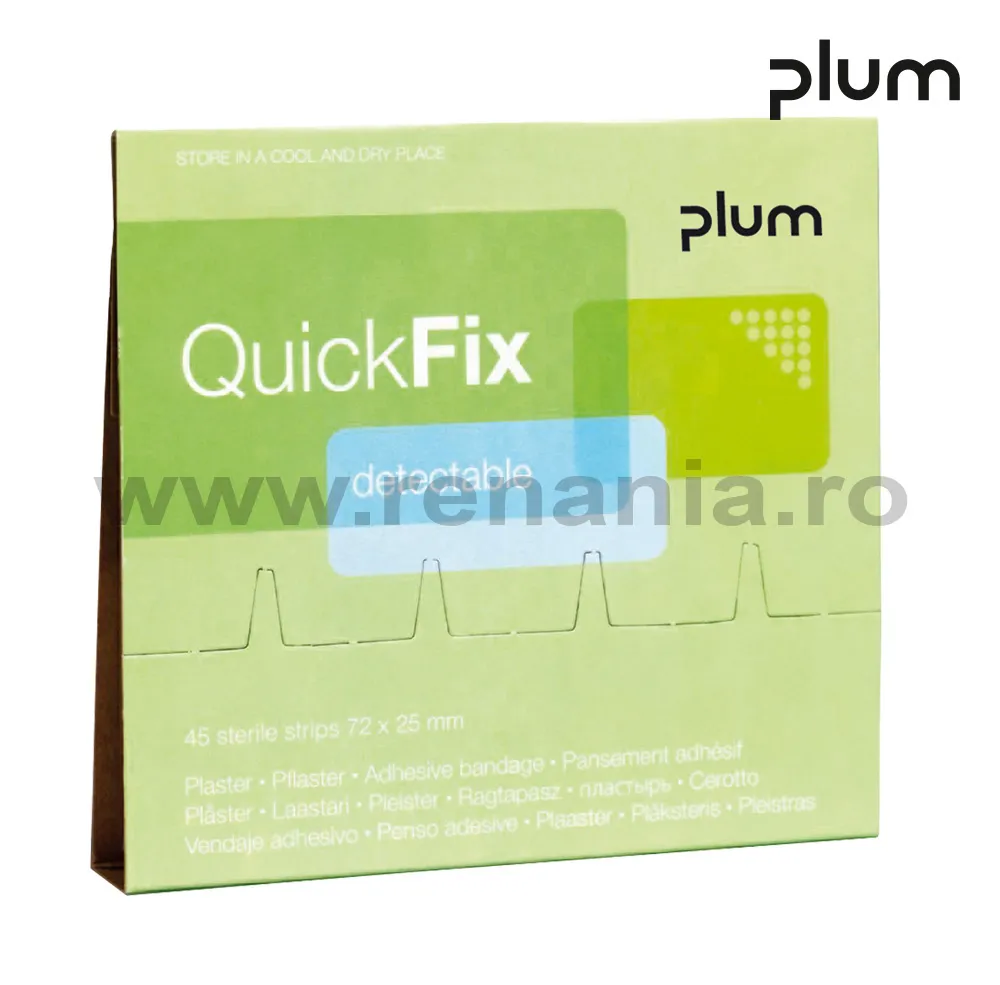 Rezerva plasturi detectabili, art.T572 — echipament de protecție