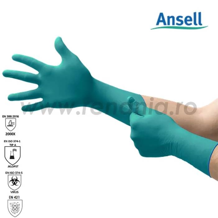 Manusi de unica folosinta Microflex categoria III, art.C658 — echipament de protecție
