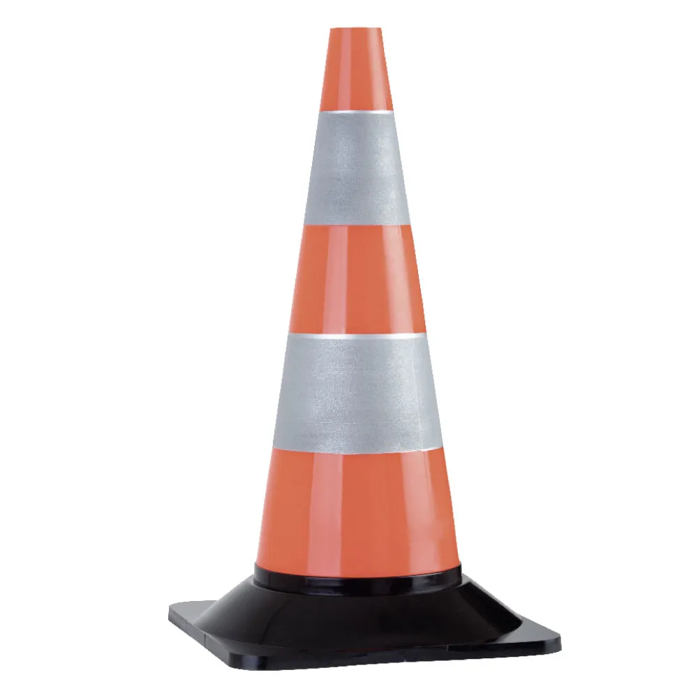 Con de semnalizare h:50 cm baza:27 cm 640 g, art.T168