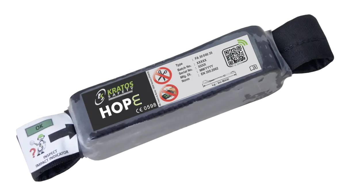 HOPE - Absorbitor de energie cu chingă lată de 35 mm