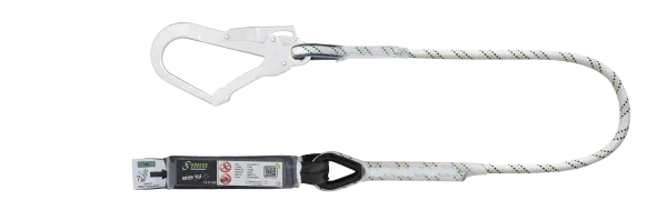 HOPE - Lonjă cu absorbție de energie din frânghie kernmantle 1,50 m cu conector FA 50 207 55