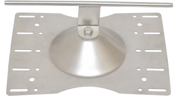 Placă de ancorare intermediară pentru curbură de colț pentru tablă de acoperiș trapezoidală (250-350 mm)