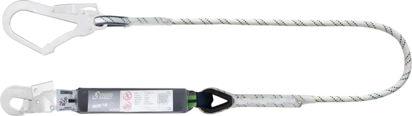 HOPE - Lonjă cu absorbție de energie din frânghie kernmantle, 2 m, cu conectori FA 50 202 17 și FA 50 207 55