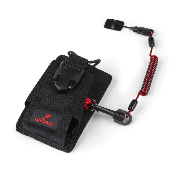 Husă reglabilă pentru radio bidirecțional cu chingă spiralată E-Tether și E-Catch - 0.5kg / 1.1lb