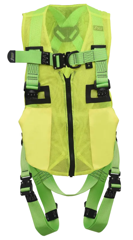 REFLEX 3 - Ham complet cu 2 puncte de prindere, cu curea de înaltă vizibilitate și vestă