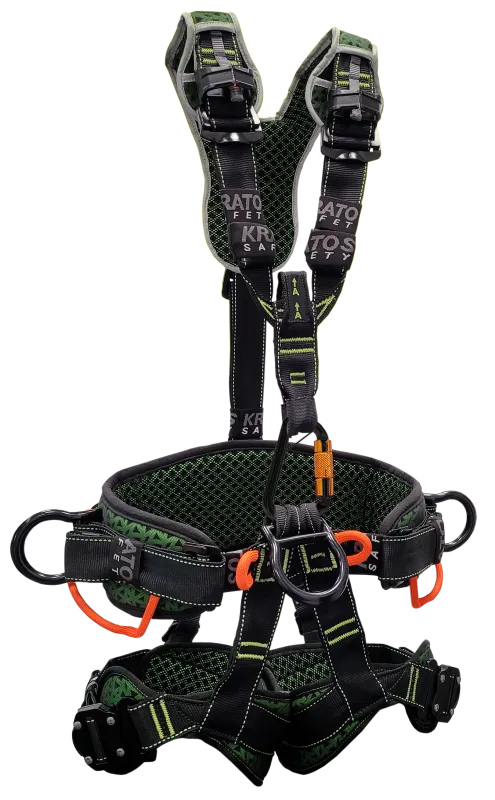 AIRTECH 2 - Ham complet pentru corp, 2 puncte de prindere, cu centură suplimentară de confort pentru lucru în suspensie (L-XXL)