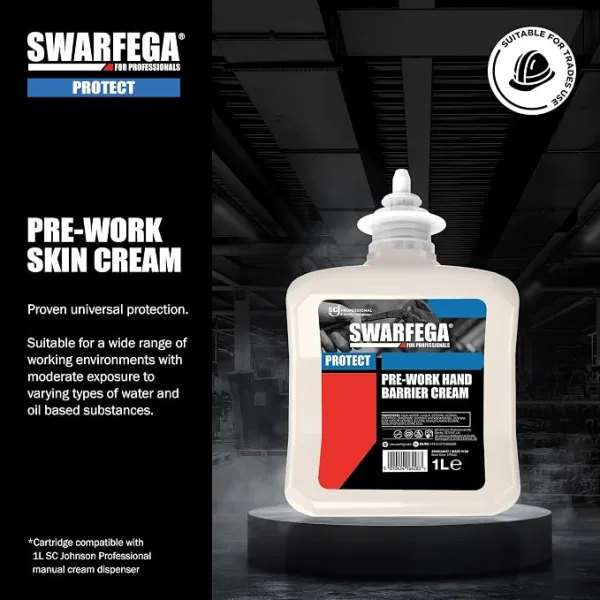 Crema de protectie pentru maini Swarfega Protect – protectie inainte de lucru, 1l — echipament de protecție