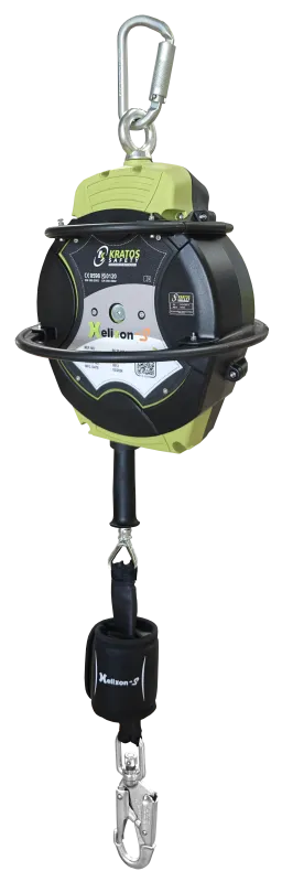 Cablu metalic HELIXON-S, dispozitiv de oprire a căderii retractabil 15 m - asamblat cu FA 20 EXO 15