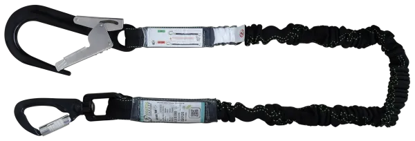 GRAVITY-S - Lonjă extensibilă de 2 m cu absorbitor de energie integrat în lonjă