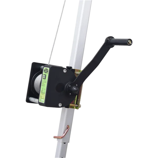 ARGO - Troliu de salvare și lucru, cablu din oțel inoxidabil lungime 20 m, pentru Tripod, MultiSafeWay și EasySafeWay