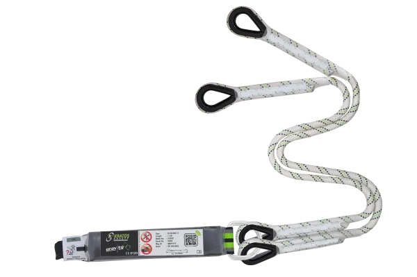 HOPE - Lonjă cu frânghie kernmantle cu absorbție de energie, furcată - fără conector