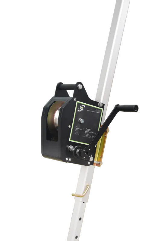 COLIN - Troliu cabestan pentru trepied, MultiSafeWay, EasySafeWay, a se utiliza cu cablu Kernmantle cu diametrul de 10,5 mm